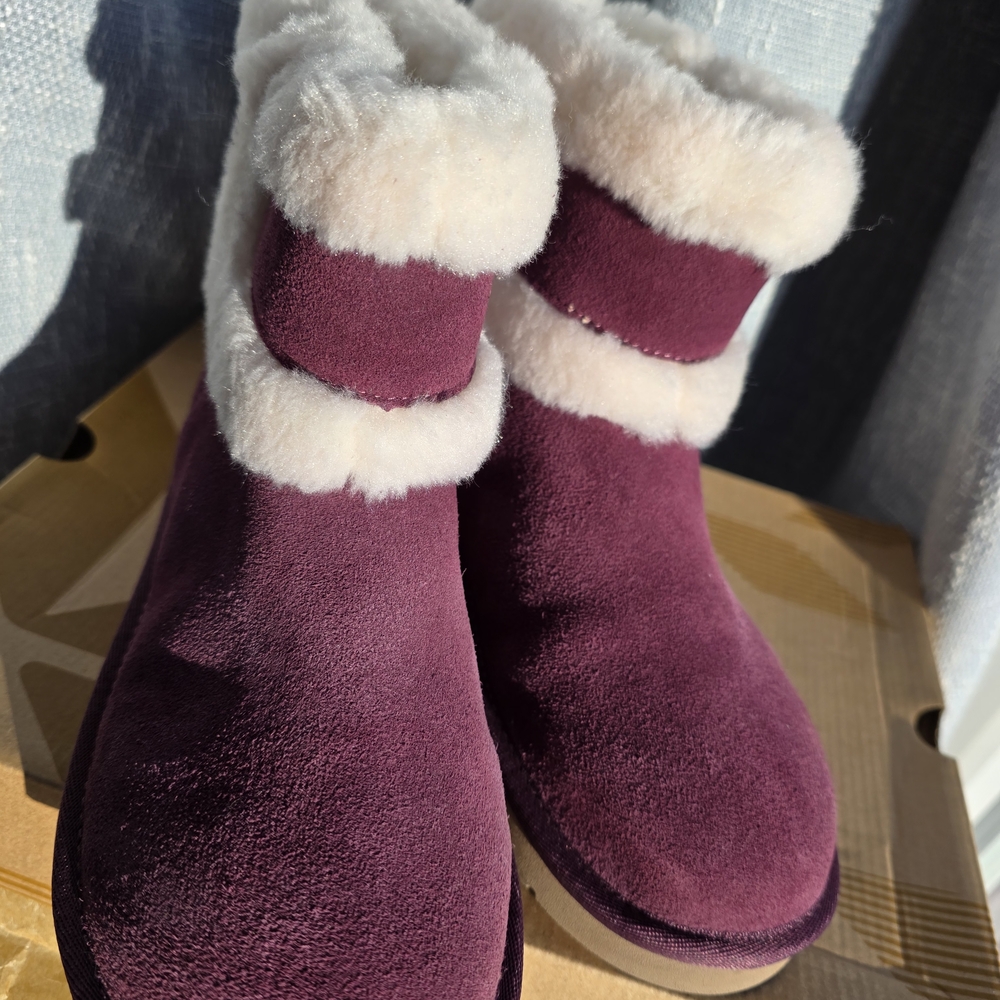 Koolaburra by UGG Purple Suede Boots - Picture 3 of 7